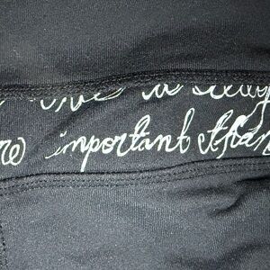 Lululemon groove pants ( cursive manifesto )